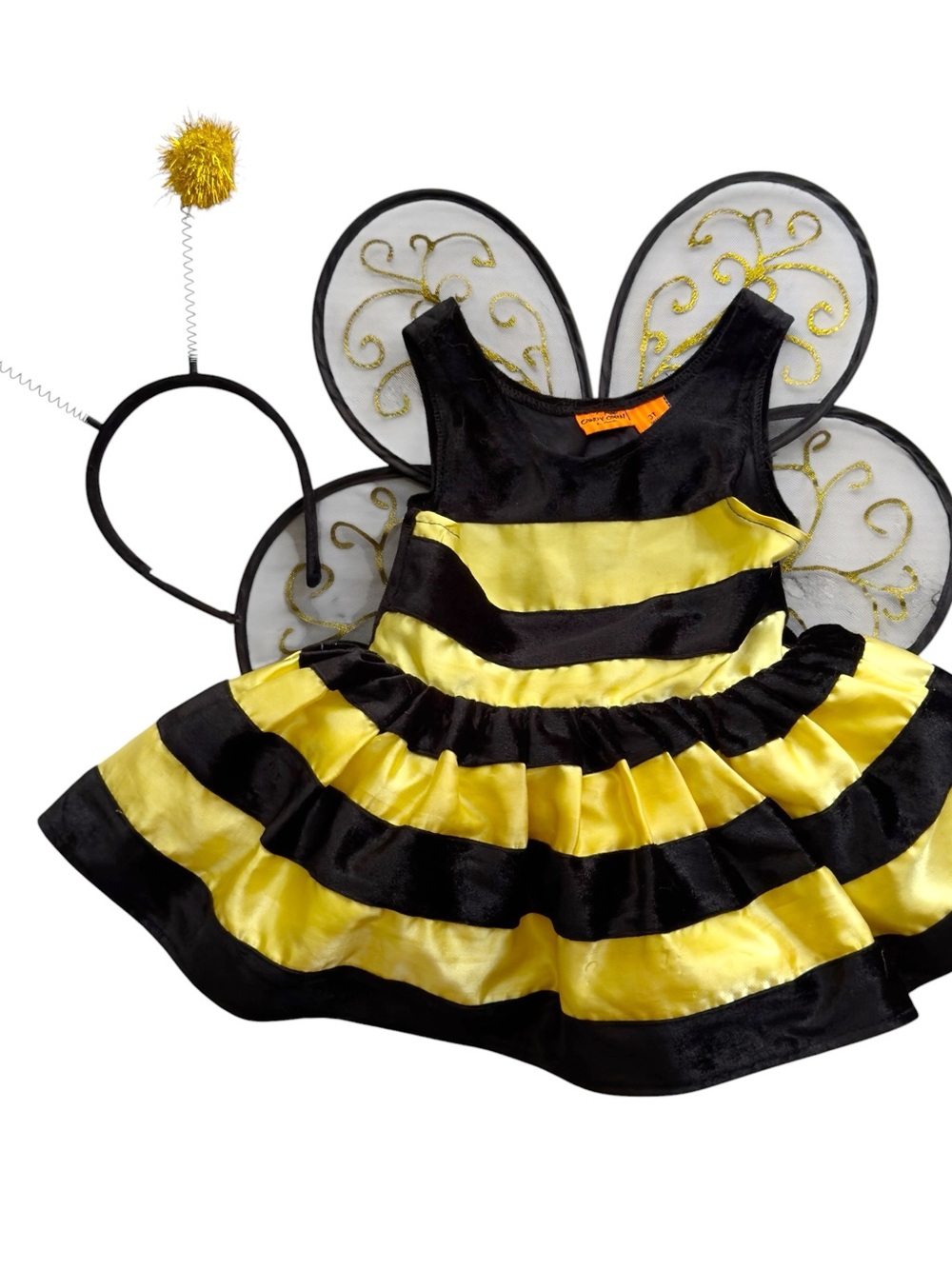 Bumble Bee Dress Up Halloween Dance Costume 3T
